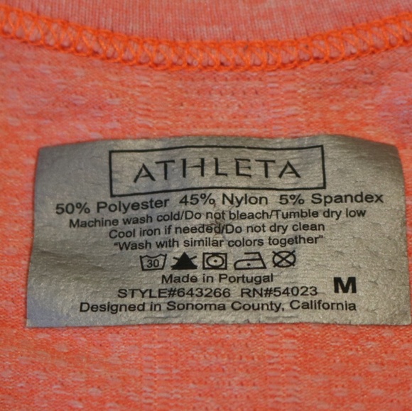 Athleta Ruched Athletic Workout Racerback Tank Top - Picture 7 of 7